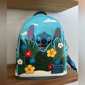 Disney Parks Exclusive Stitch Summer Pop Up Loungefly Backpack